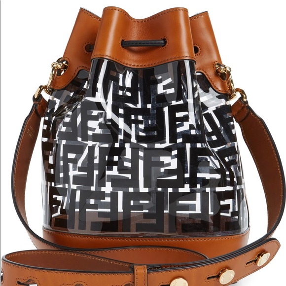 Fendi Handbags - FENDI Mon Tresor Grande Bucket Bag - Black/Tan